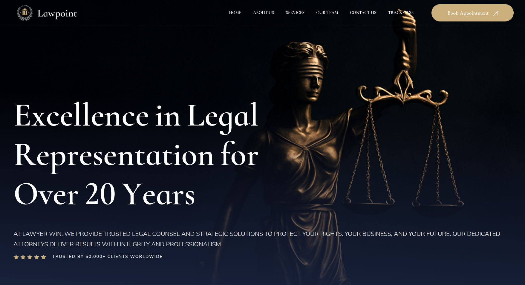 Lawyer Website Script with Case Tracking - Lawpoint