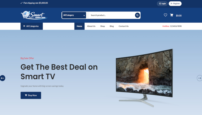 Smart Online Shop - An Ecommerce Script for Online Store