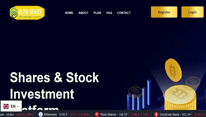 Alpha Shares Investment Script - Shares, Stock & HYIP