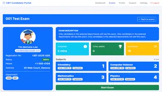 Online CBT Exam Script - SmartCBT