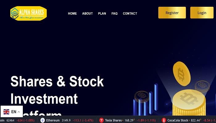 Alpha Shares Investment Script - Shares, Stock & HYIP