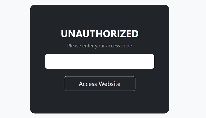Site Lock for Alpha Bank Script