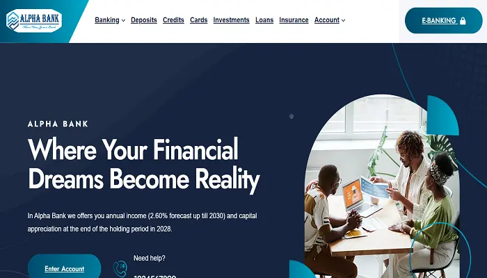 Online Banking Script With Multicurrency - Alpha Bank