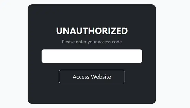 Site Lock for Alpha Bank Script