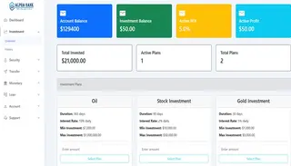Plugin d'investissement pour Alpha Bank Script