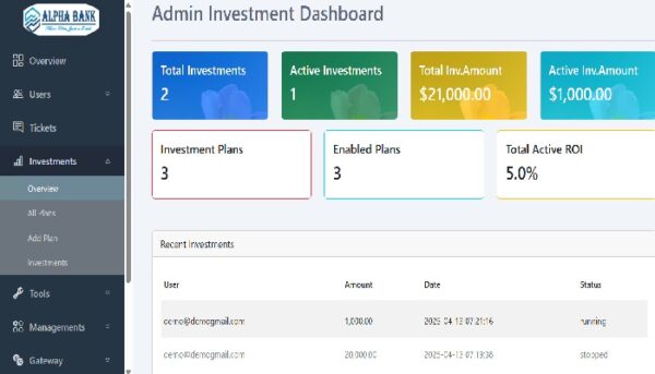 Investment Plugin for Alpha Bank Script - Image 2